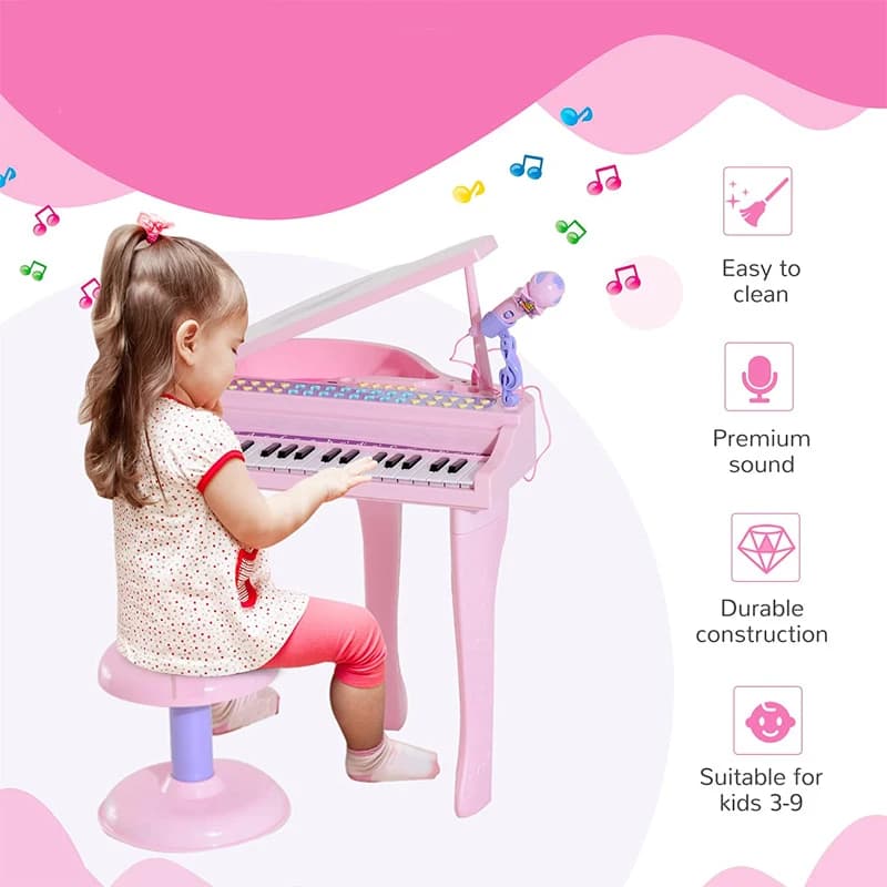 پیانو موزیکال کودک BuddyFun مدل 88022 — تصویر ۴