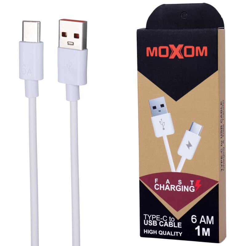 کابل شارژ مکسوم تایپ سی MOXOM 6AM