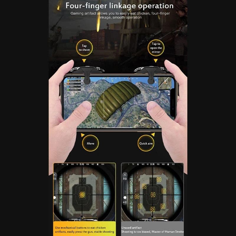 دسته بازی پابجی X10 Trigger PUBG — تصویر ۹