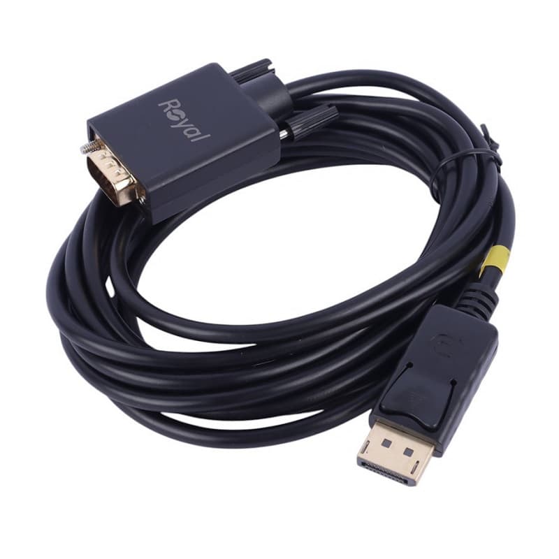 کابل تبدیل DP To VGA به طول 3 متر رویال — تصویر ۴