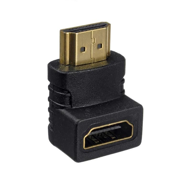 مبدل HDMI M TO HDMI F مدل 90 درجه