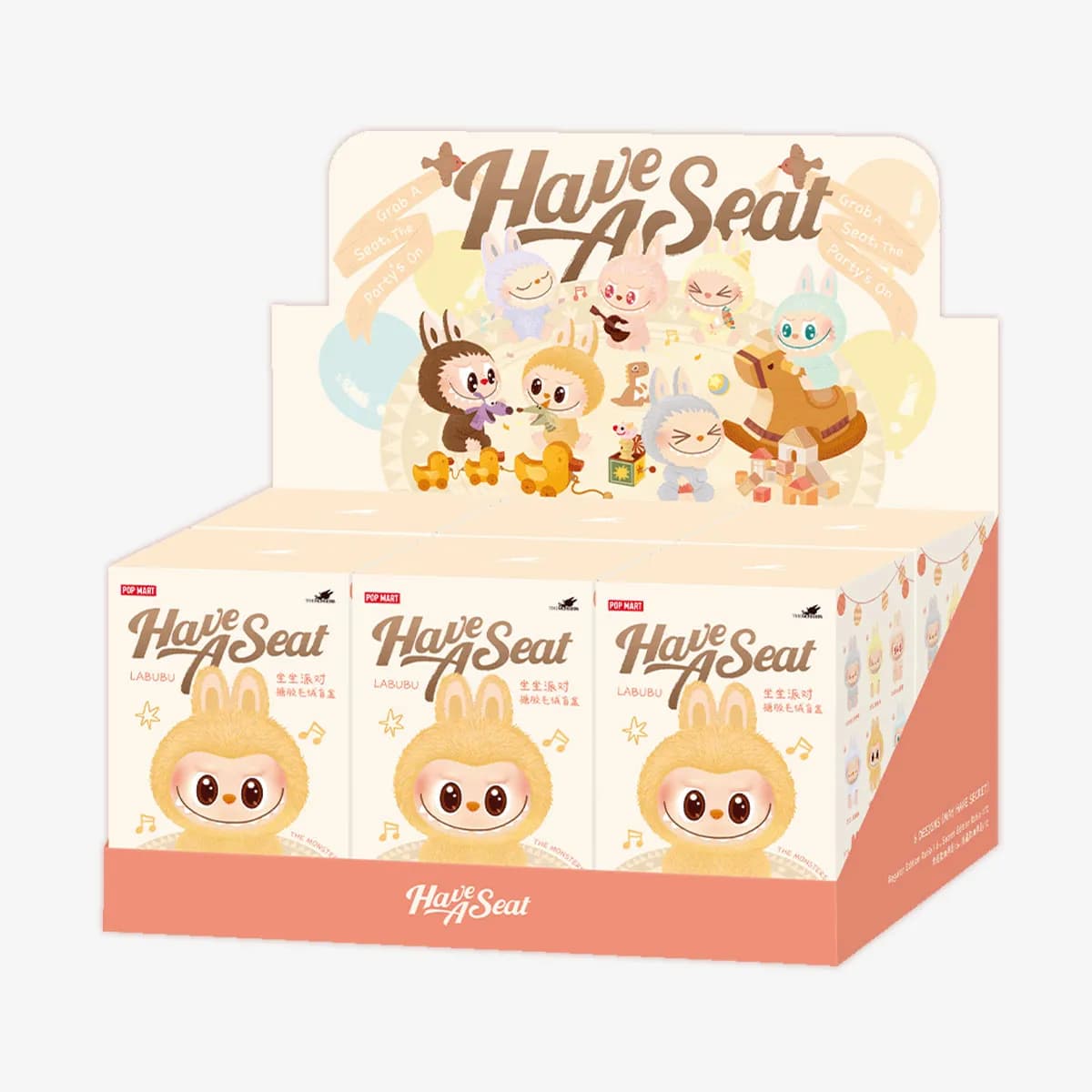 فیگور پولیشی سورپرایزی POP MART × LABUBU مدل Have A Seat — تصویر ۳