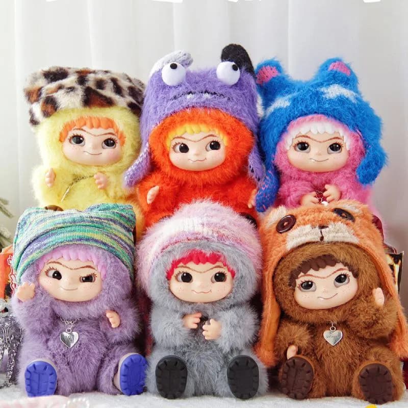 عروسک پولیشی سورپرایزی واکوکو Letsvan مدل Fuzzy Trendy Fun Party — تصویر ۷