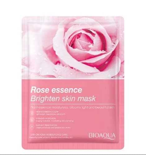 ماسک صورت ورقه ای اسانس گل رز بیواکوا BIOAQUA