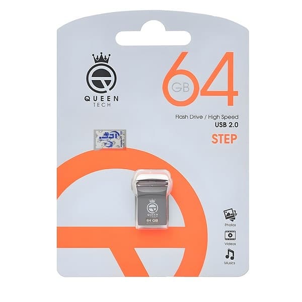 فلش مموری USB2.0 کوئین تک مدل STEP ظرفیت 64 گیگابایت — تصویر ۲