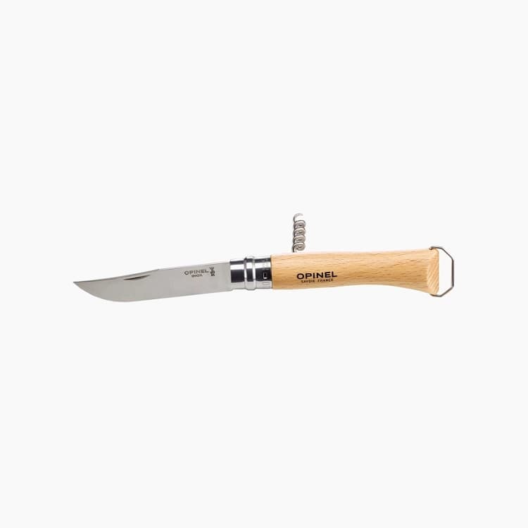 چاقو Opinel مدل N°10 Corkscrew Bottle Opener