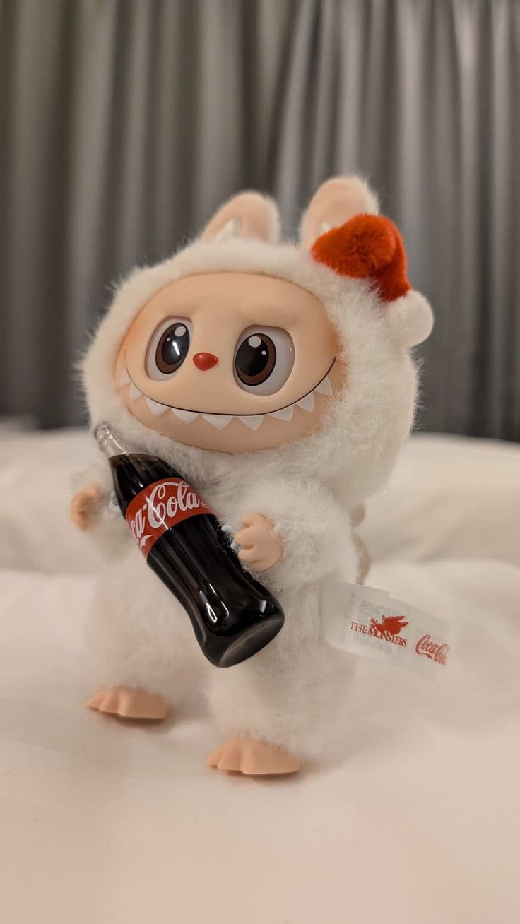 عروسک لبوبو سری کالکشن کوکاکولا coca cola — تصویر ۴