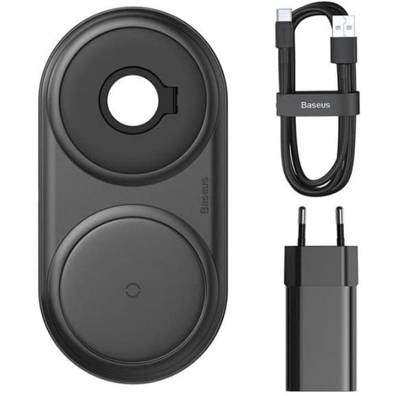 شارژر وایرلس باسئوس BASEUS 2IN1 W511 — تصویر ۲