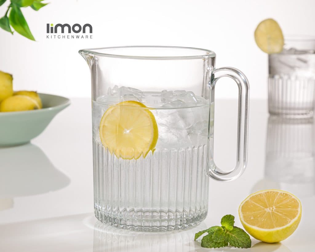 پارچ شیشه ای 1 لیتر لیمون