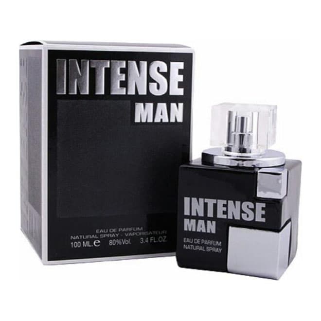 ادوپرفیوم مردانه INTENSE MAN فراگرنس ورد Fragrance World حجم 100 میلی لیتر