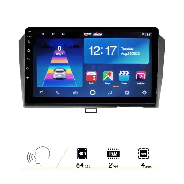 مانیتور 9 اینچ اندروید جک J5 برند وینکا مدل RL855 رم 2 گیگ