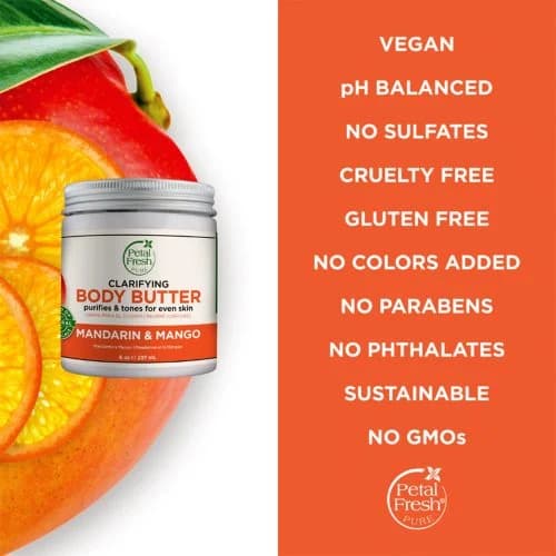 کره بدن پرتقال ماندارین و انبه پتال فرش 240میل mandarin & mango \ petal fresh — تصویر ۴