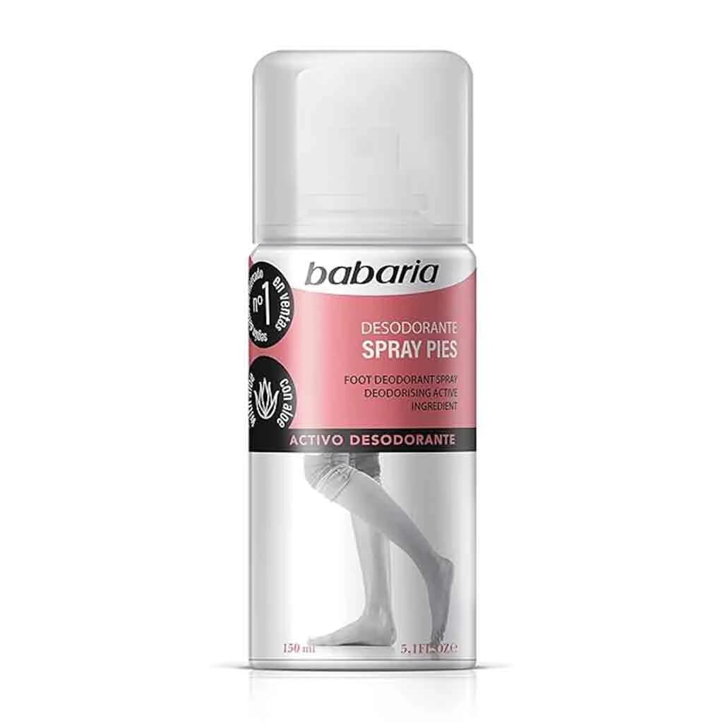 اسپری خوشبو کننده پا باباریا Babaria Feet Deodorant Spray حاوی عصاره آلوئه ورا 150 میل