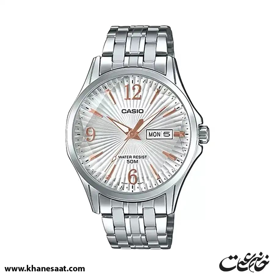 ساعت مچی مردانه کاسیو اصل مدل MTP-E120DY-7AV — تصویر ۲