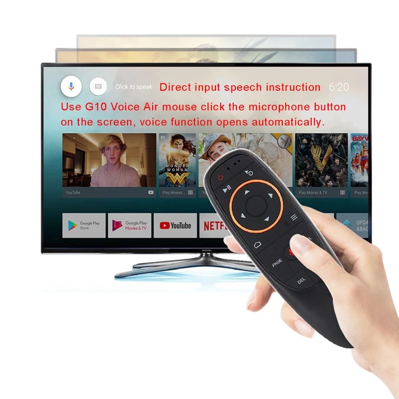 ریموت کنترل ایر موس مدل G10S AIR Mouse — تصویر ۶