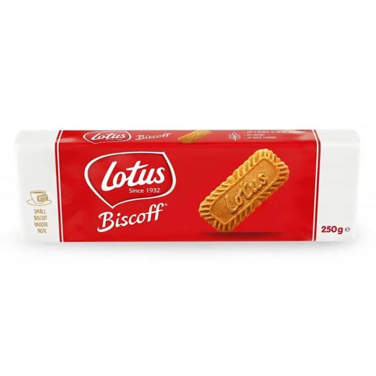 بیسکویت لوتوس بیسکاف وزن ۲۵۰ گرمی – LOTUS