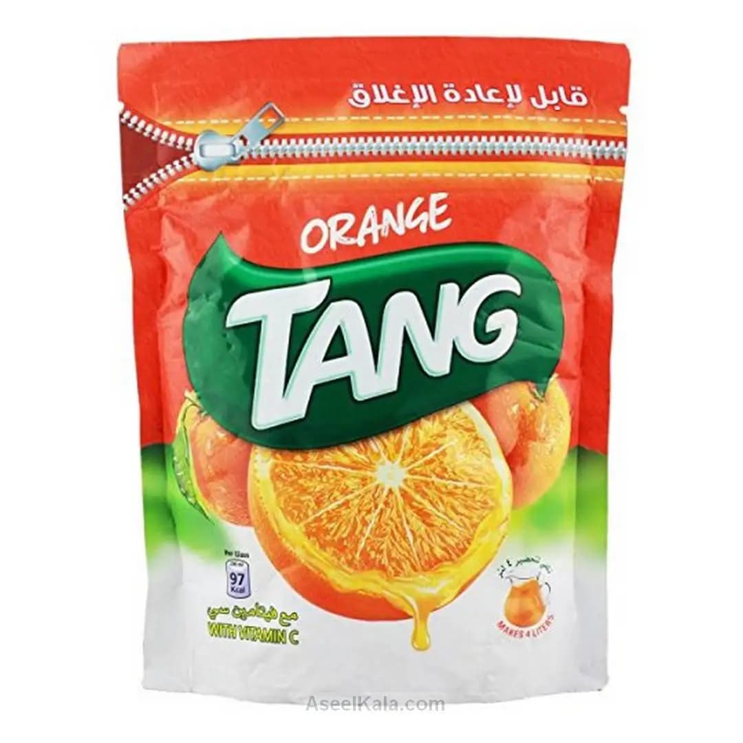 پودر شربت تانج پرتقال پاکتی 390 گرمی – Tang