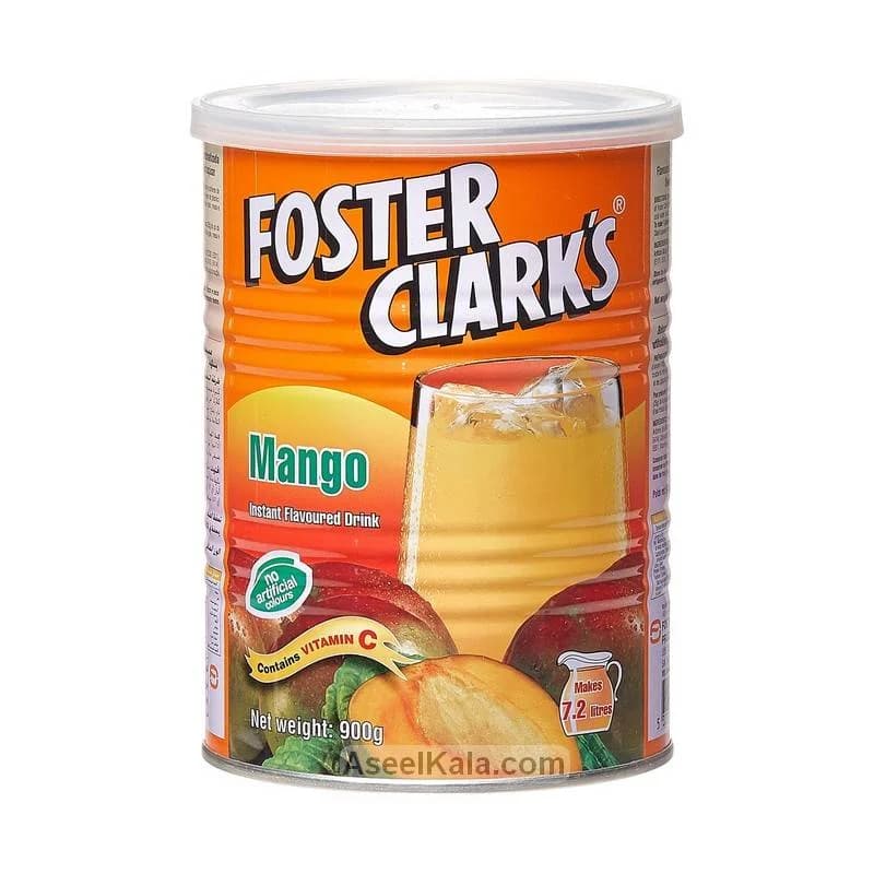 پودر شربت فوستر کلارکس انبه قوطی ۹۰۰ گرمی – FOSTER CLARKS