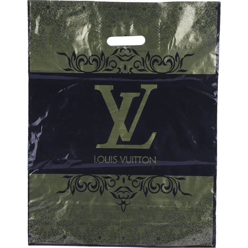 نایلون دسته دار دسته تقویتی طرح Louis Vuitton سایز 50*40 سانتی متر بسته 1 کیلویی