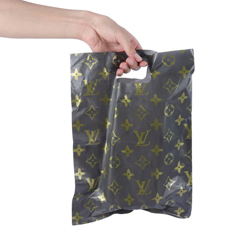 نایلون دسته دار طرح Louis Vuitton سایز 35*25 سانتی متر بسته 1 کیلویی — تصویر ۴