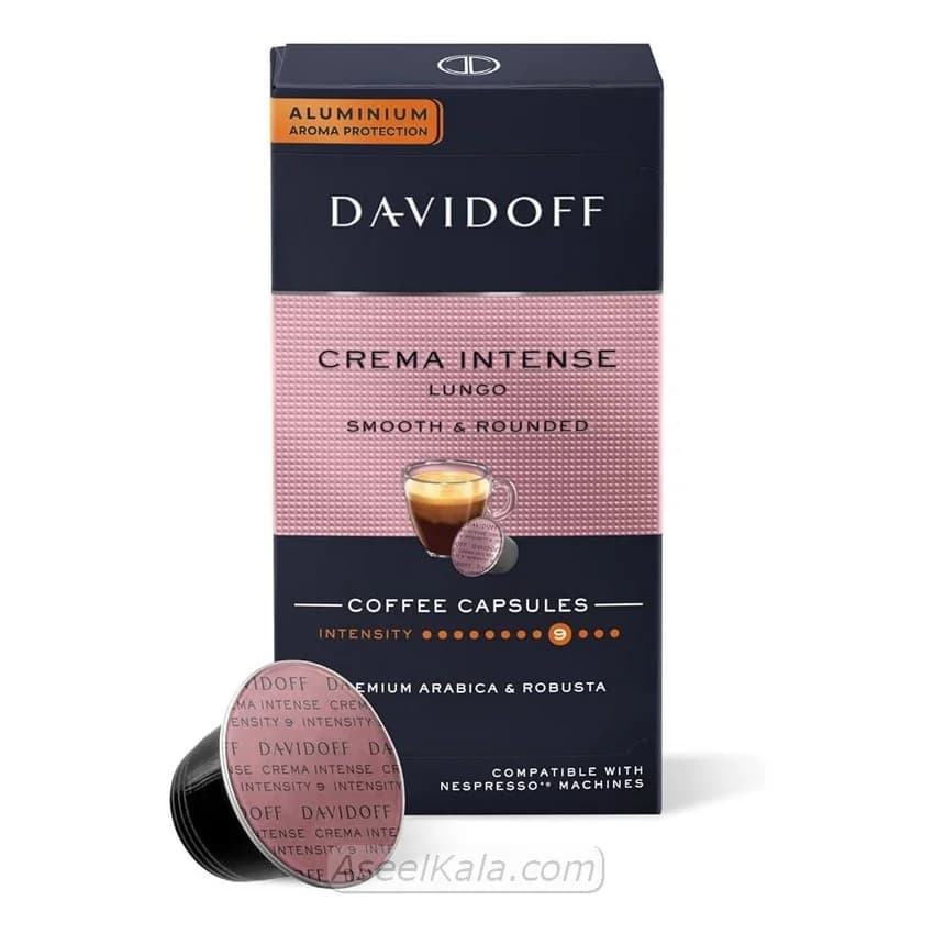 کپسول قهوه دیویدوف کرما اینتنس Davidoff بسته 10 عددی