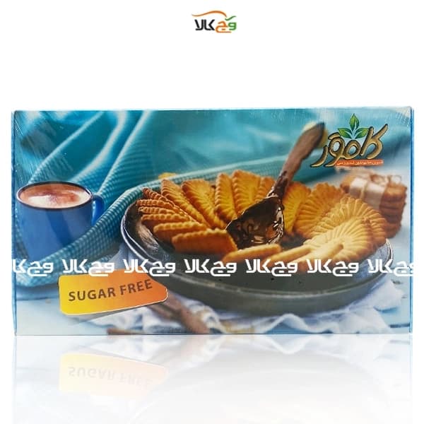 بیسکویت بدون قند دیابتی وانیلی کامور – 700 گرمی