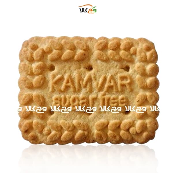 بیسکویت بدون قند دیابتی وانیلی کامور – 700 گرمی — تصویر ۲