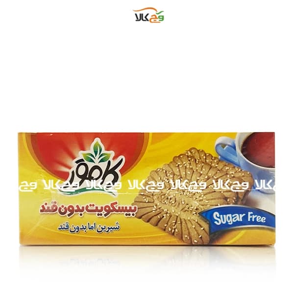 بیسکویت بدون قند دیابتی کنجد کامور – 350 گرمی