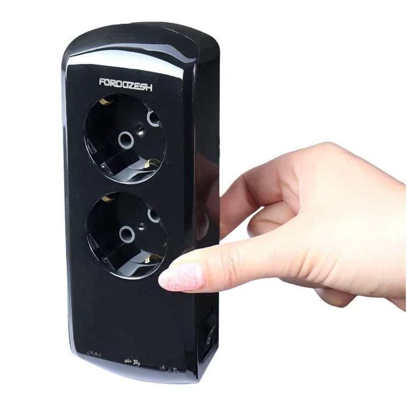 محافظ برق یخچال دیجیتال 2 خانه ارت دار فروزش Lotus LT200DW — تصویر ۷