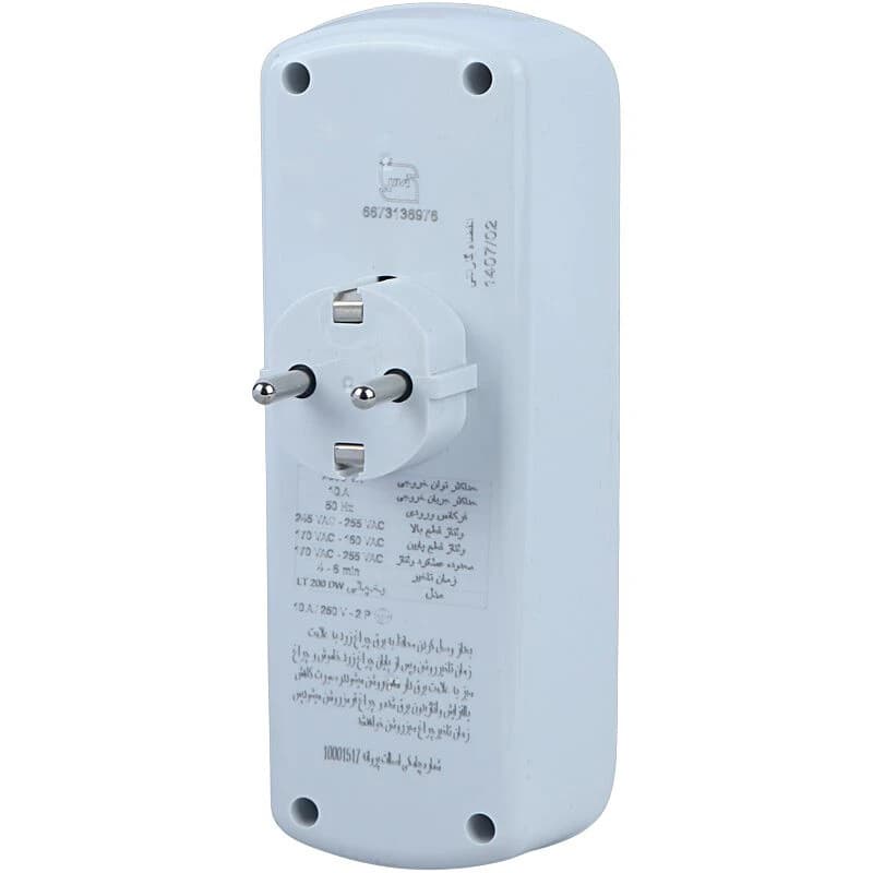 محافظ برق یخچال دیجیتال 2 خانه ارت دار فروزش Lotus LT200DW — تصویر ۵