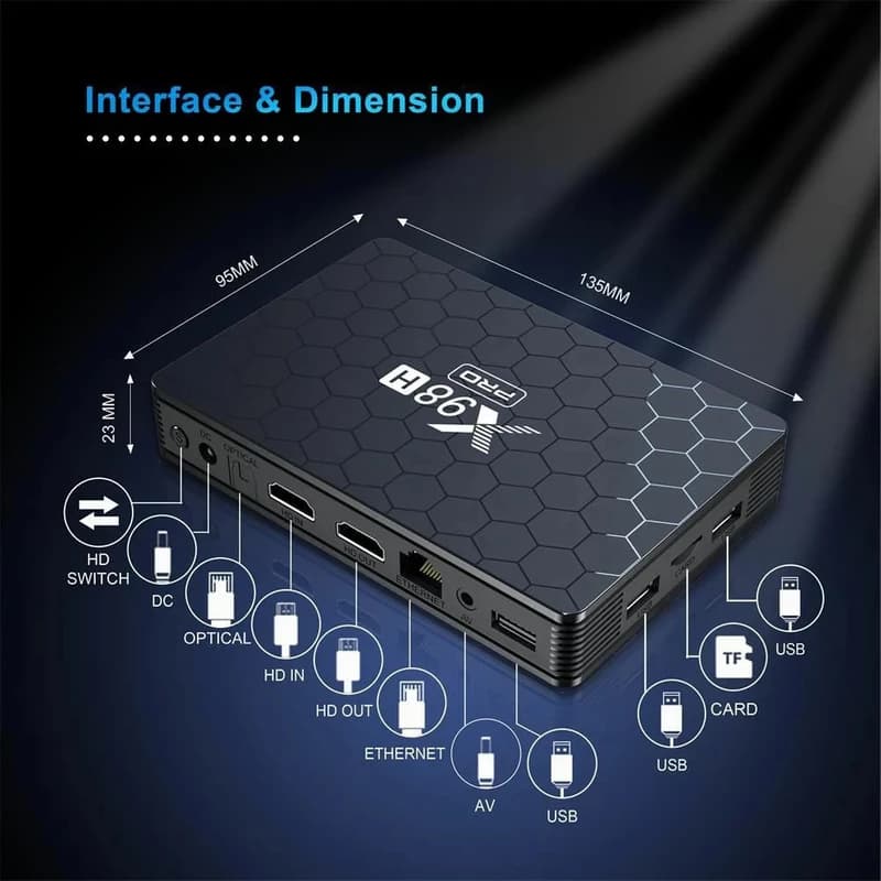 اندروید باکس مدل X98H PRO 4/64 — تصویر ۵