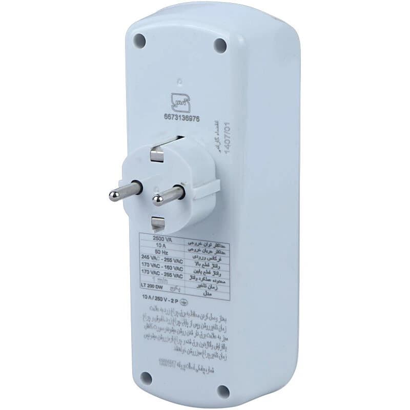 محافظ برق پکیج دیجیتال 2 خانه ارت دار فروزش Lotus LT200DW — تصویر ۸
