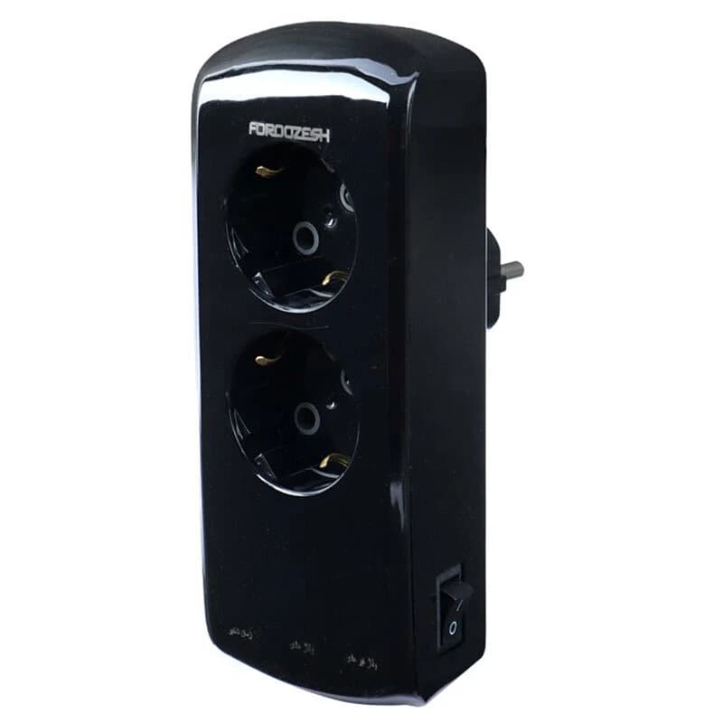 محافظ برق پکیج دیجیتال 2 خانه ارت دار فروزش Lotus LT200DW — تصویر ۲