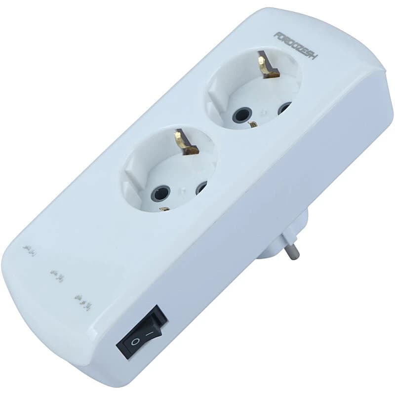 محافظ برق لباسشویی و ظرفشویی دیجیتال 2 خانه ارت دار فروزش Lotus LT200DW — تصویر ۳