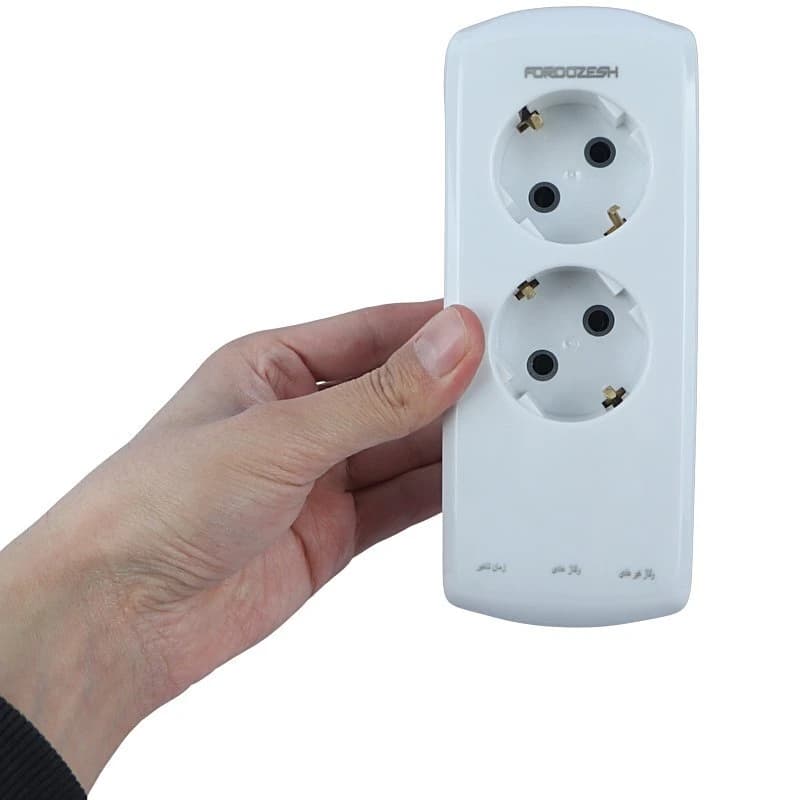 محافظ برق لباسشویی و ظرفشویی دیجیتال 2 خانه ارت دار فروزش Lotus LT200DW — تصویر ۴