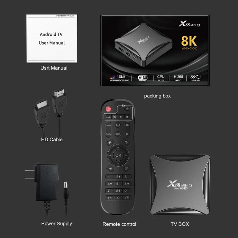 اندروید باکس مدل X88 Mini 13 4/32 — تصویر ۴
