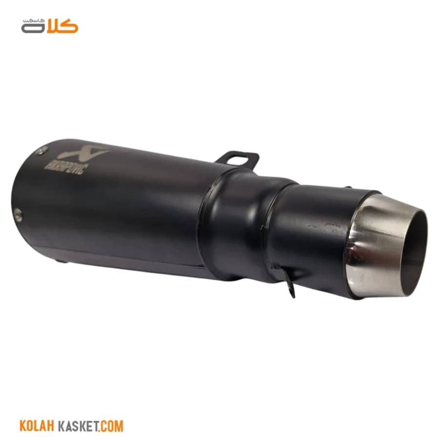 اگزوز قهرمانی موتور سیکلت AKRAPOVIC مشکی شیپوری AKR23 — تصویر ۳