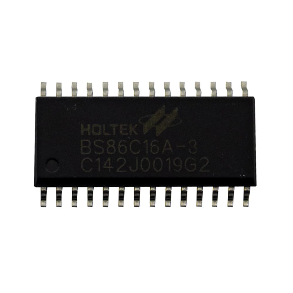 SMD آی سی میکرو کنترلر HOLTEK BS86C16A-3 پکیج SOP28