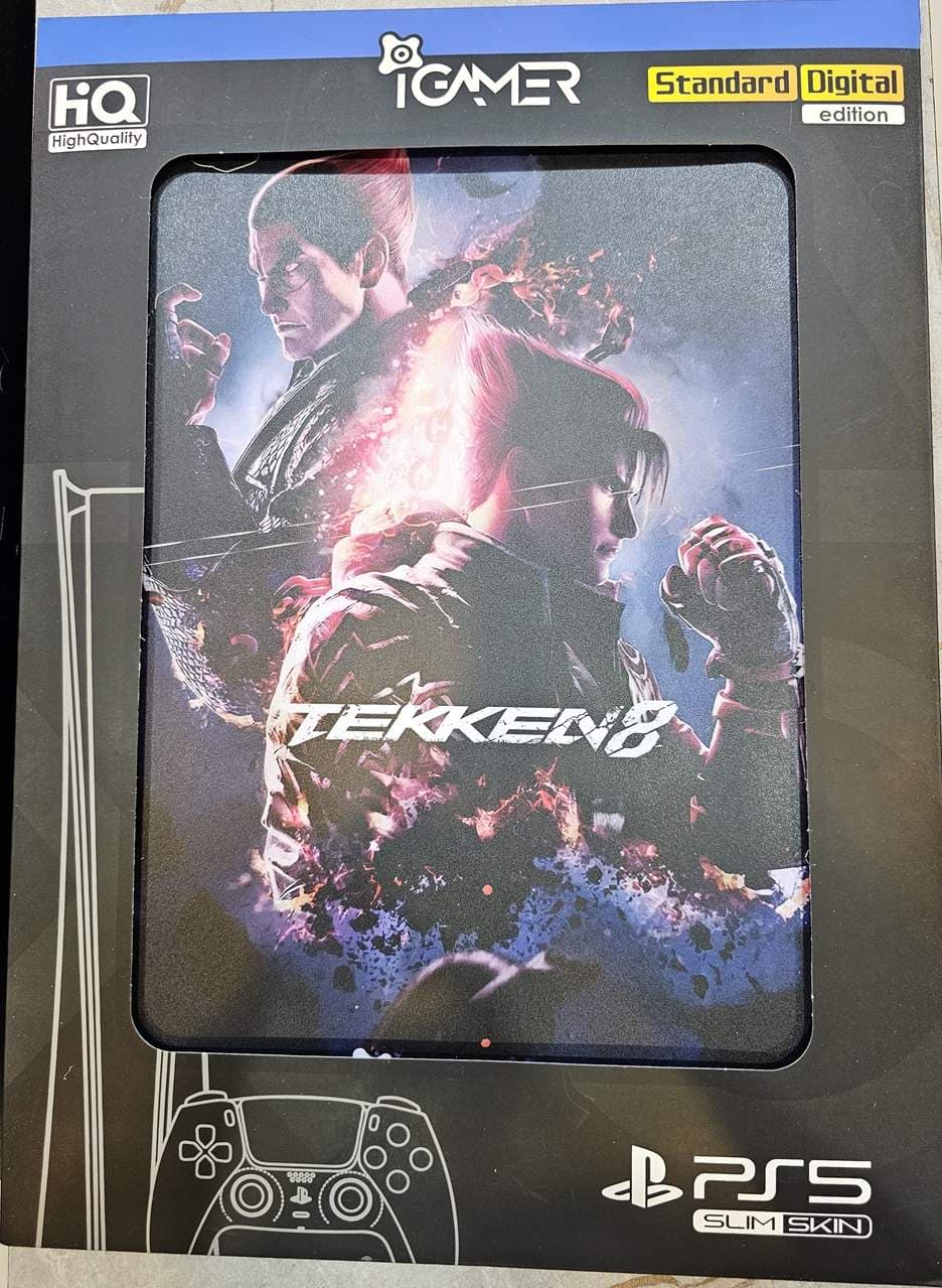 اسکین کنسول بازی PS5 SLIM طرح TEKKEN 8