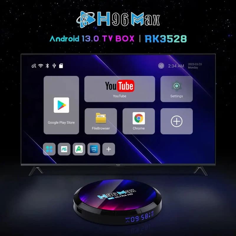 اندروید باکس اچ96 مدل Max RK3528 — تصویر ۹
