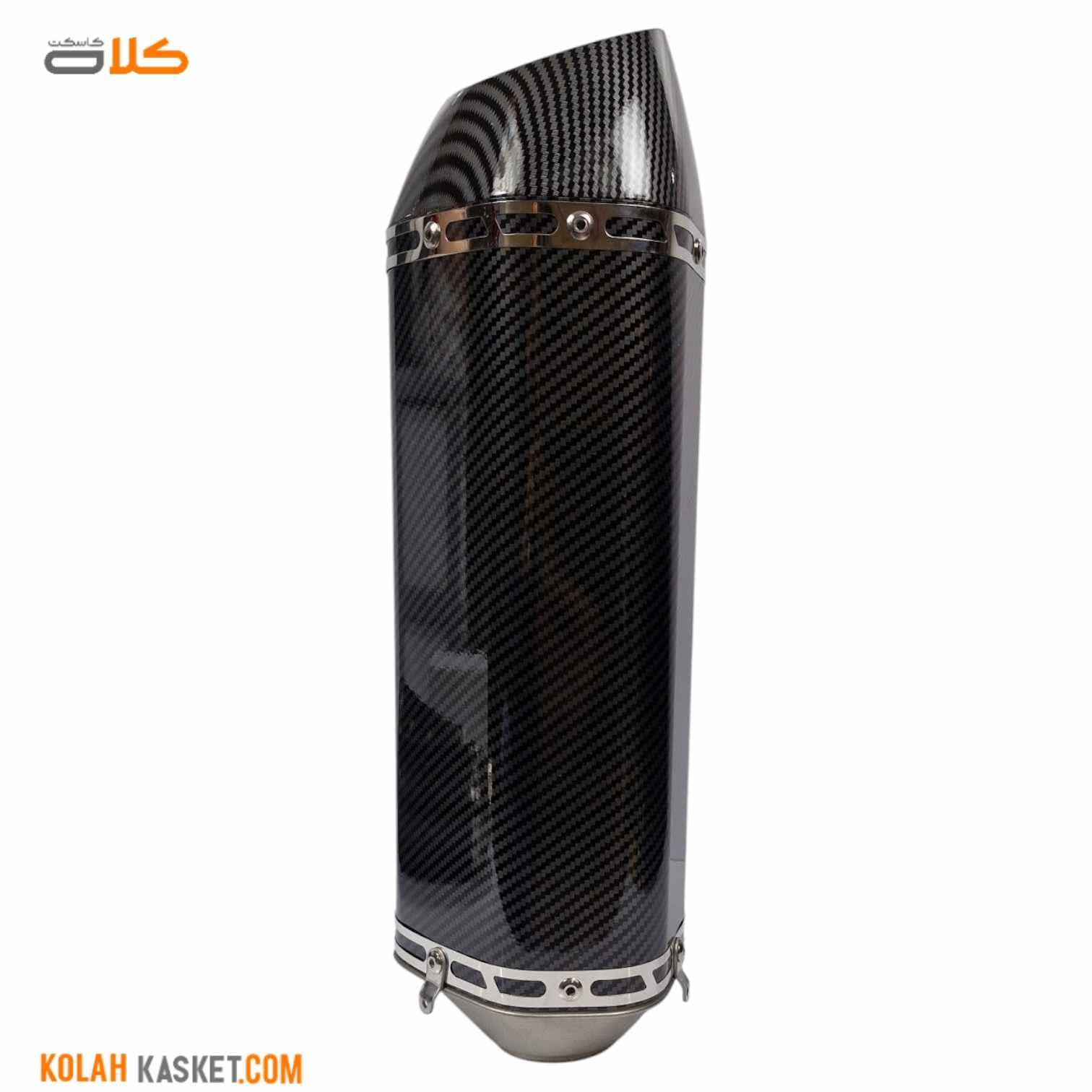 اگزوز قهرمانی موتور سیکلت AKRAPOVIC طرح کربن تک لول — تصویر ۳