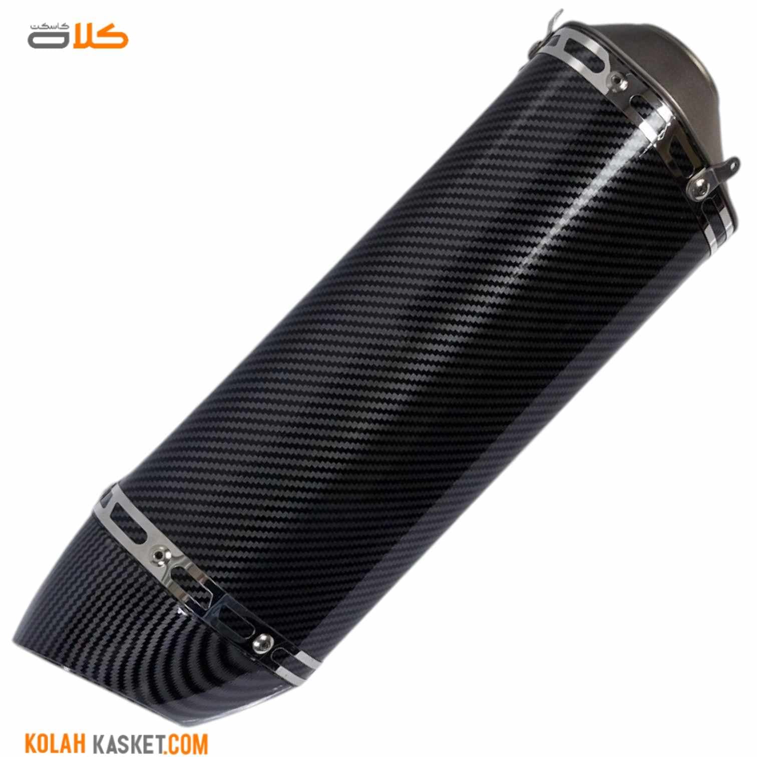 اگزوز قهرمانی موتور سیکلت AKRAPOVIC طرح کربن تک لول