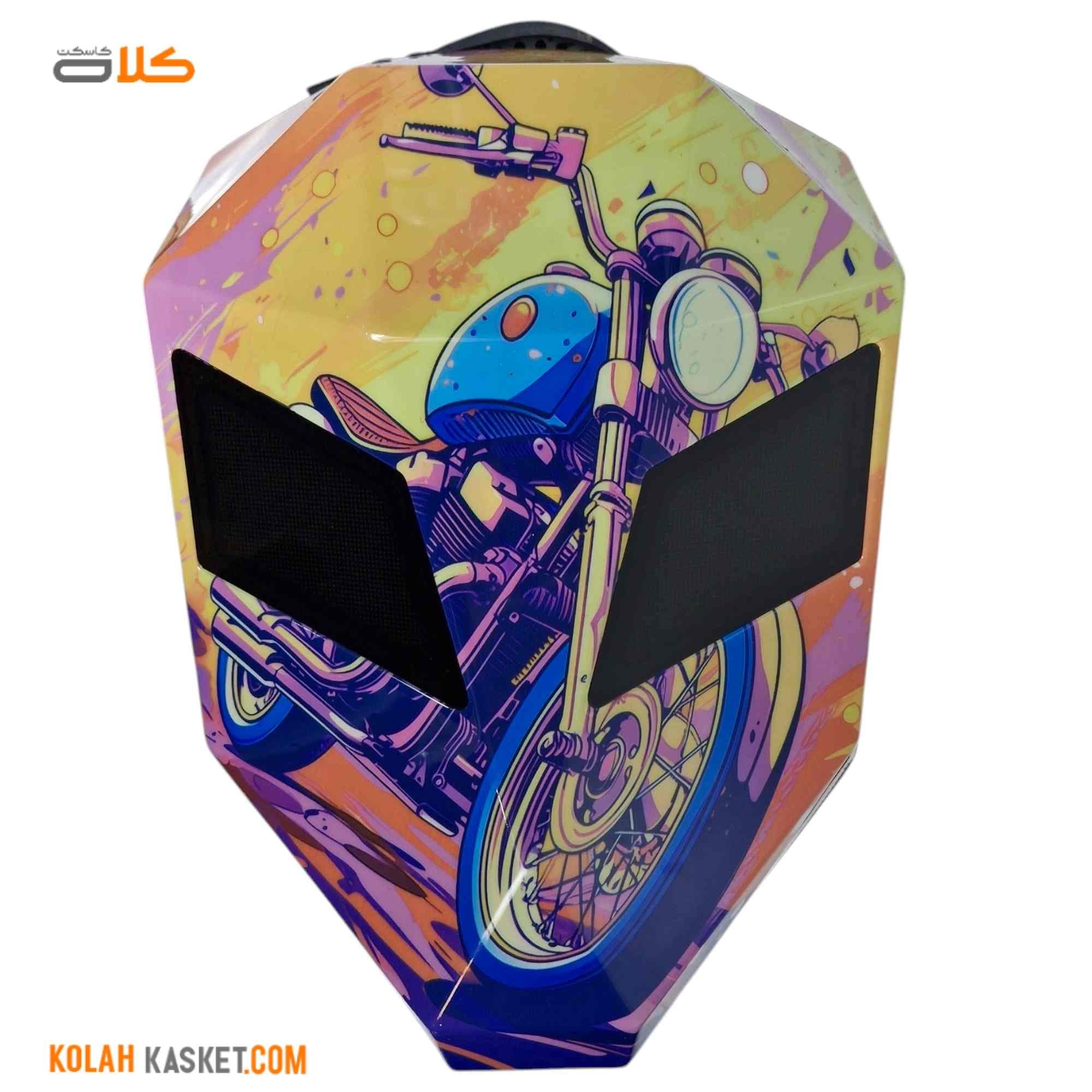 کوله پشتی موتور سواری LED طرح دار LOY