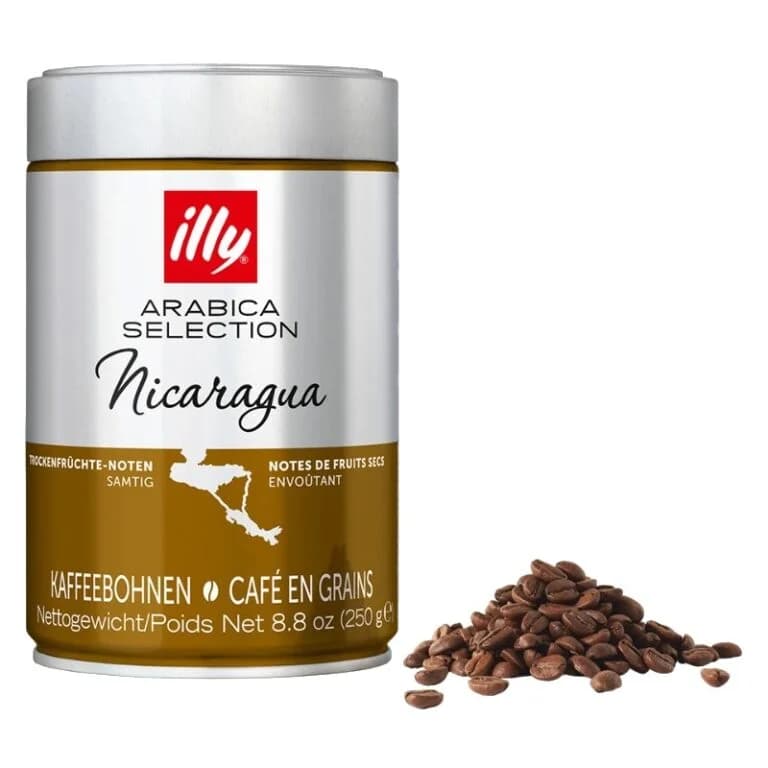 قهوه ایلی نیکاراگوئه illy دانه قوطی 250 گرمی