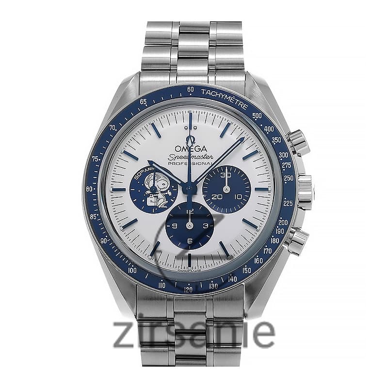 ساعت مچی مردانه امگا اسپید مستر کرنوگراف Omega Speedmaster Silver White Blue
