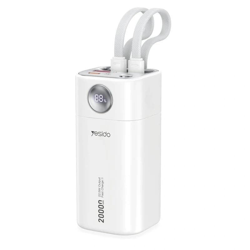 پاور بانک فست شارژ یسیدو YP86 PD 22.5W ظرفیت 20000 میلی آمپر ساعت — تصویر ۴