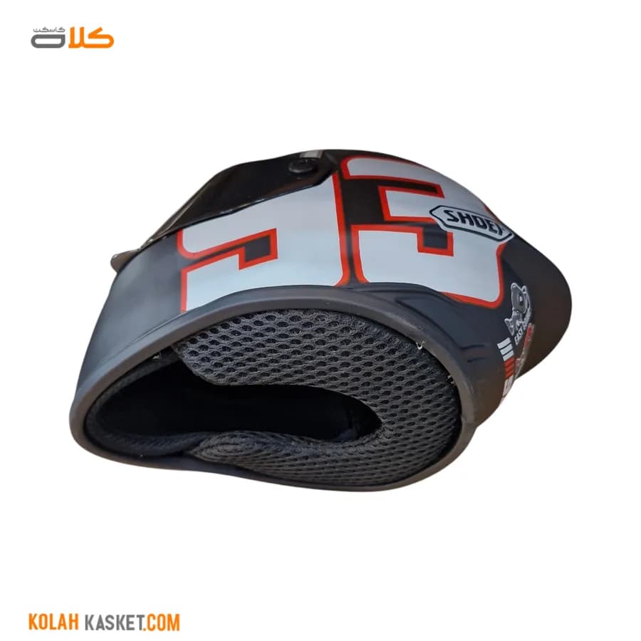 ماکت کلاه کاسکت SHOEI رنگ مشکی طرح 93 — تصویر ۶