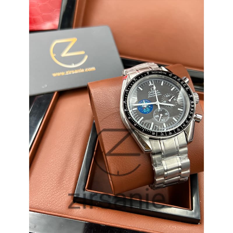 ساعت مچی امگا اسپید مستر Omega Speedmaster Silver Gray — تصویر ۵