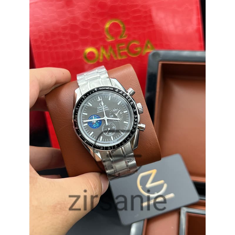 ساعت مچی امگا اسپید مستر Omega Speedmaster Silver Gray — تصویر ۴