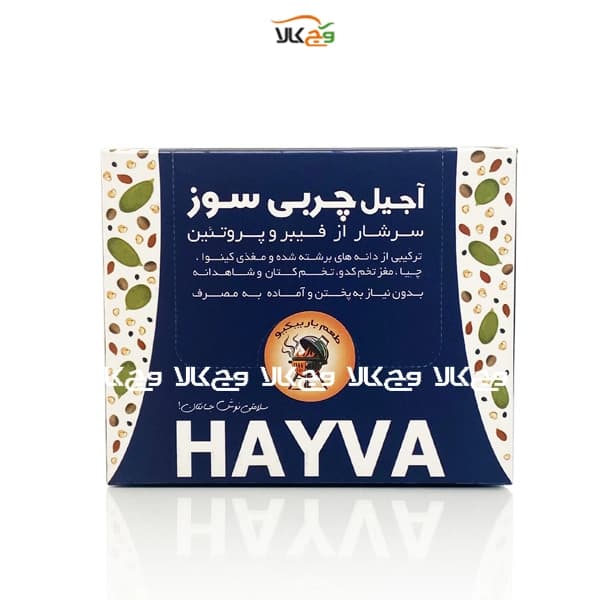 آجیل چربی سوز باربیکیو هایوا – 12 ساشه